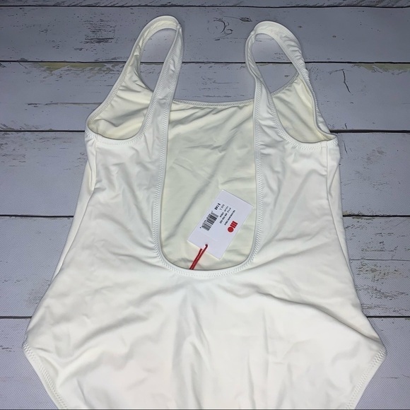 Solid & Striped The Anne-Marie Cream One Piece Swimsuit NWT - Picture 8 of 11